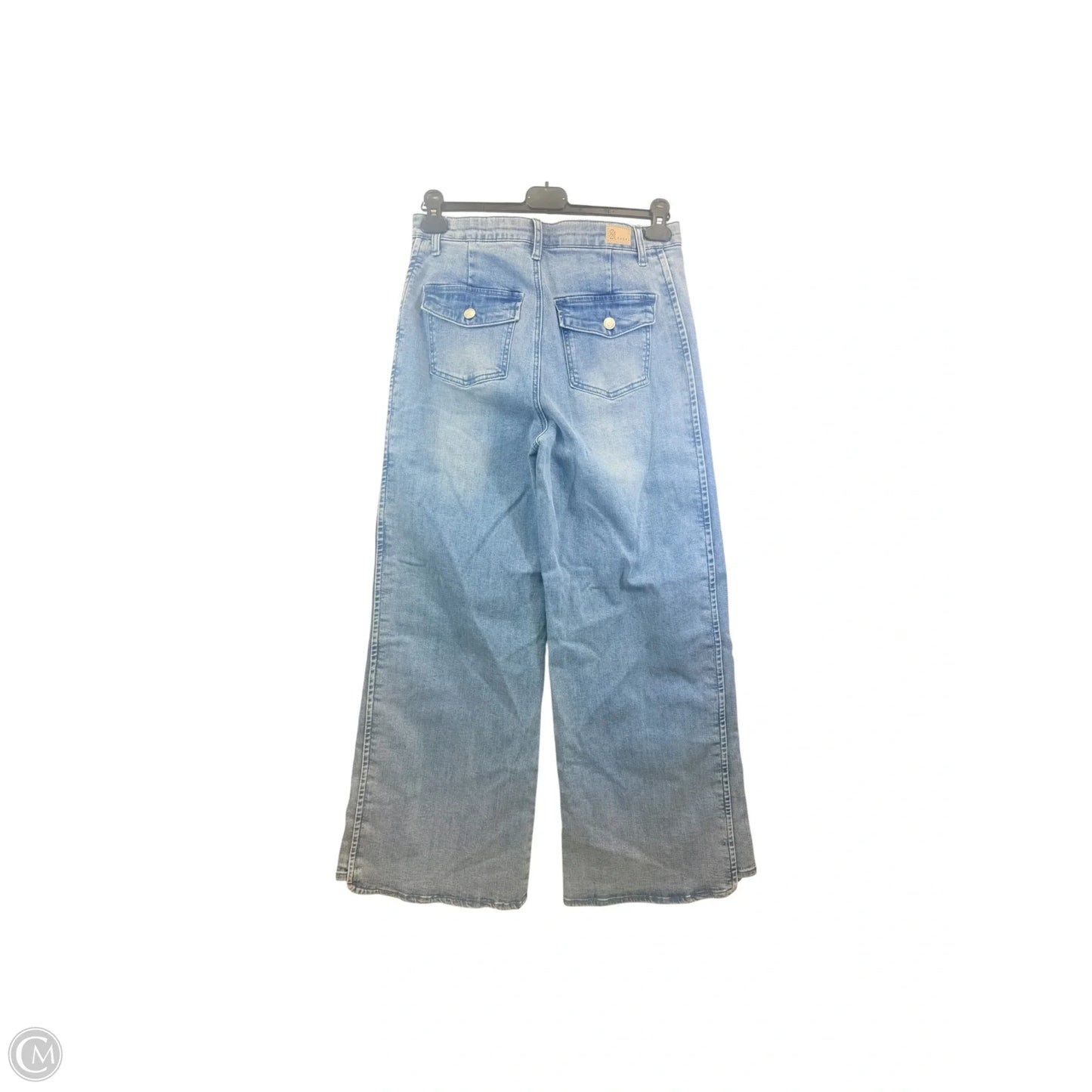 Jeans Wide Leg By Saige In Blue Denim, Size: 8