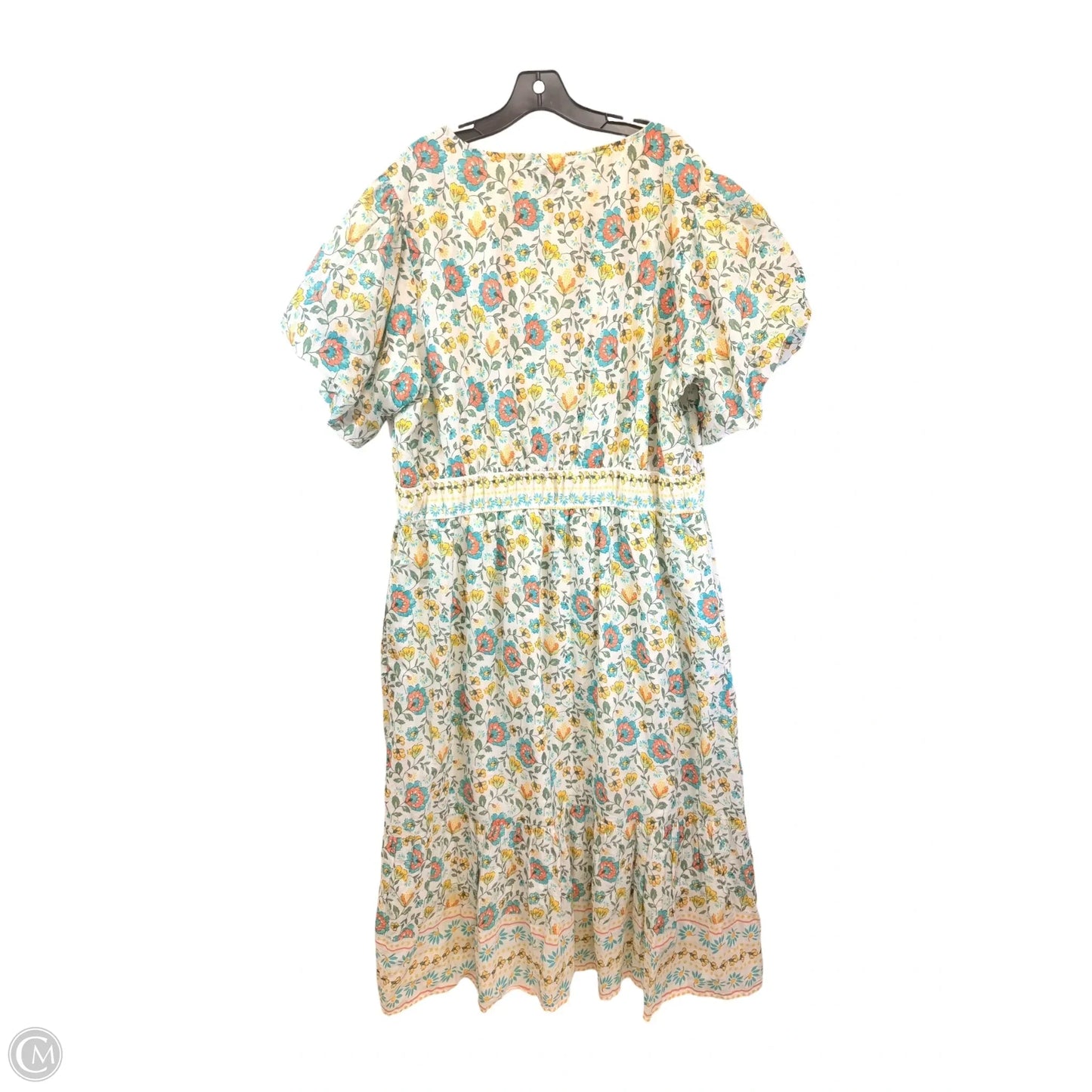 Dress Casual Maxi By Lea In Floral Print, Size: 3x