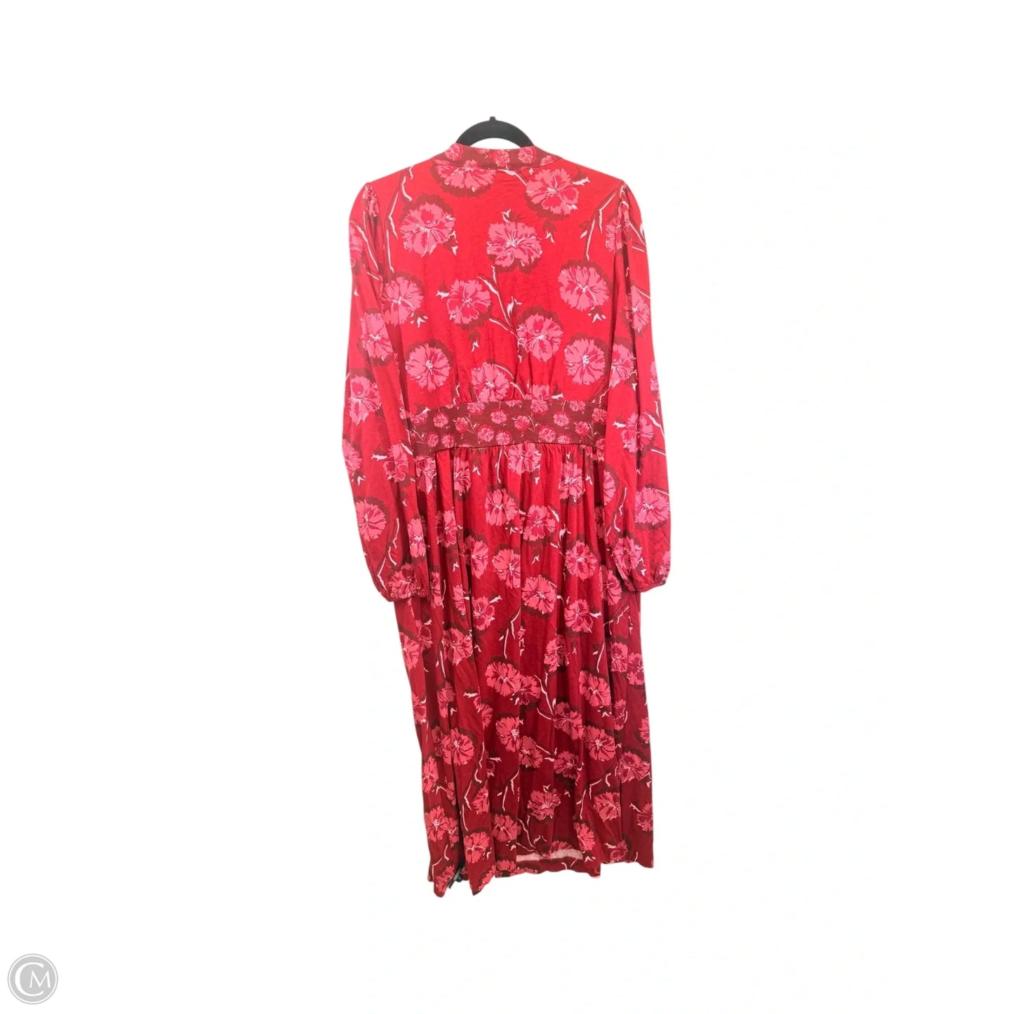 Dress Casual Maxi By Boden In Red & White, Size: 14