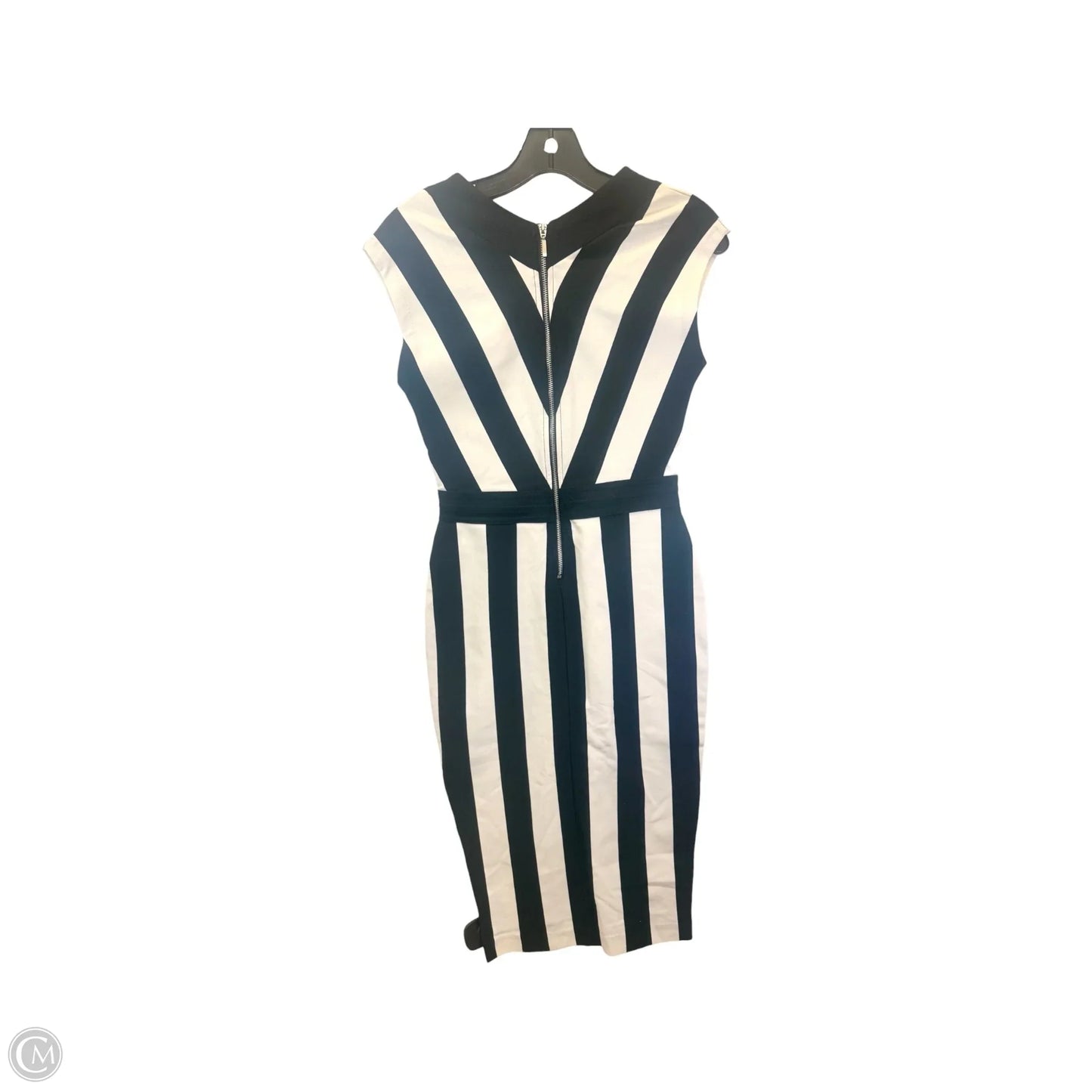 Dress Casual Maxi By H&m In Black & White, Size: Xs