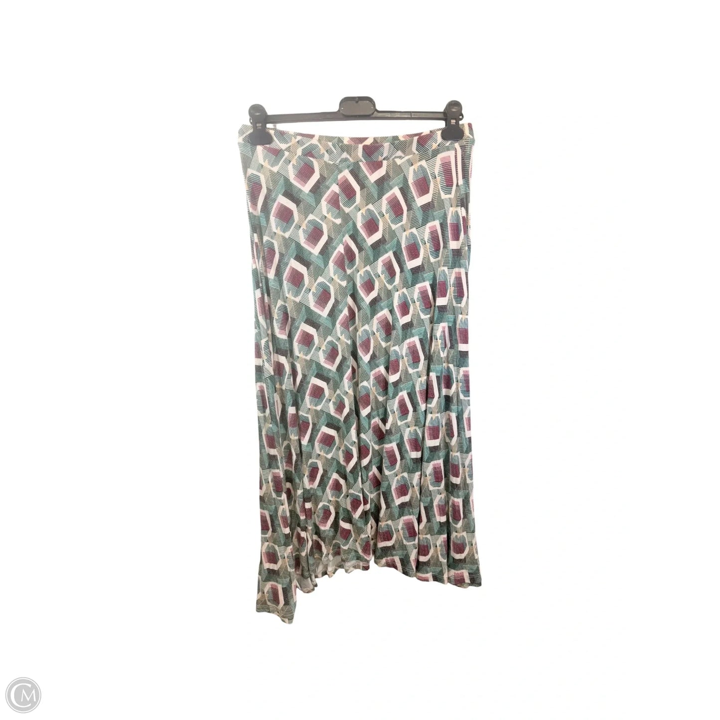 Skirt Maxi By Caslon In Green & Red, Size: Xl