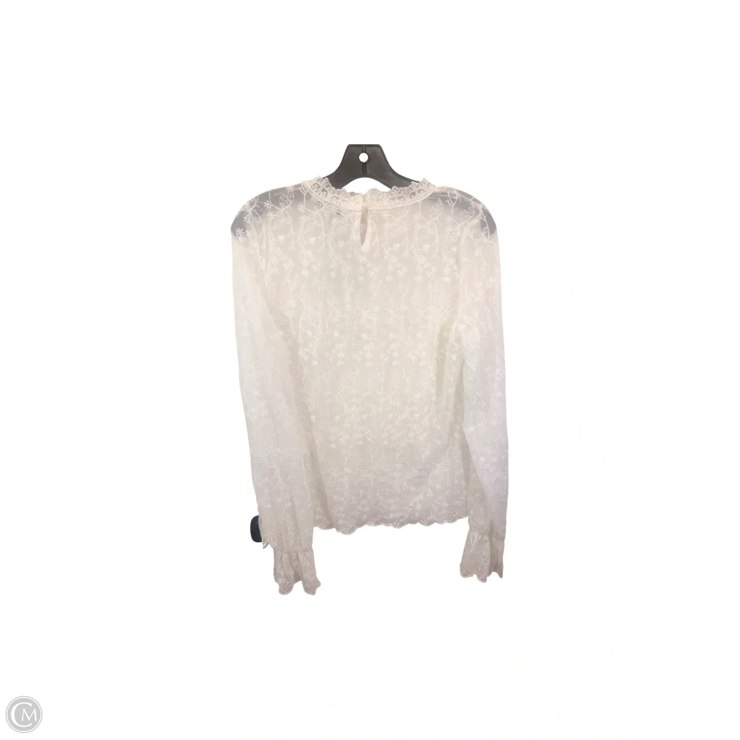 Top Long Sleeve By And Now This In White, Size: L