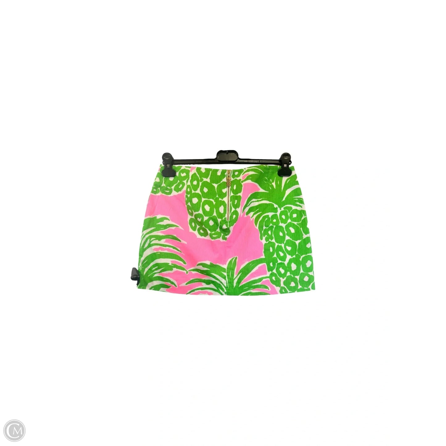Skirt Designer By Lilly Pulitzer In Green & Pink, Size: 4