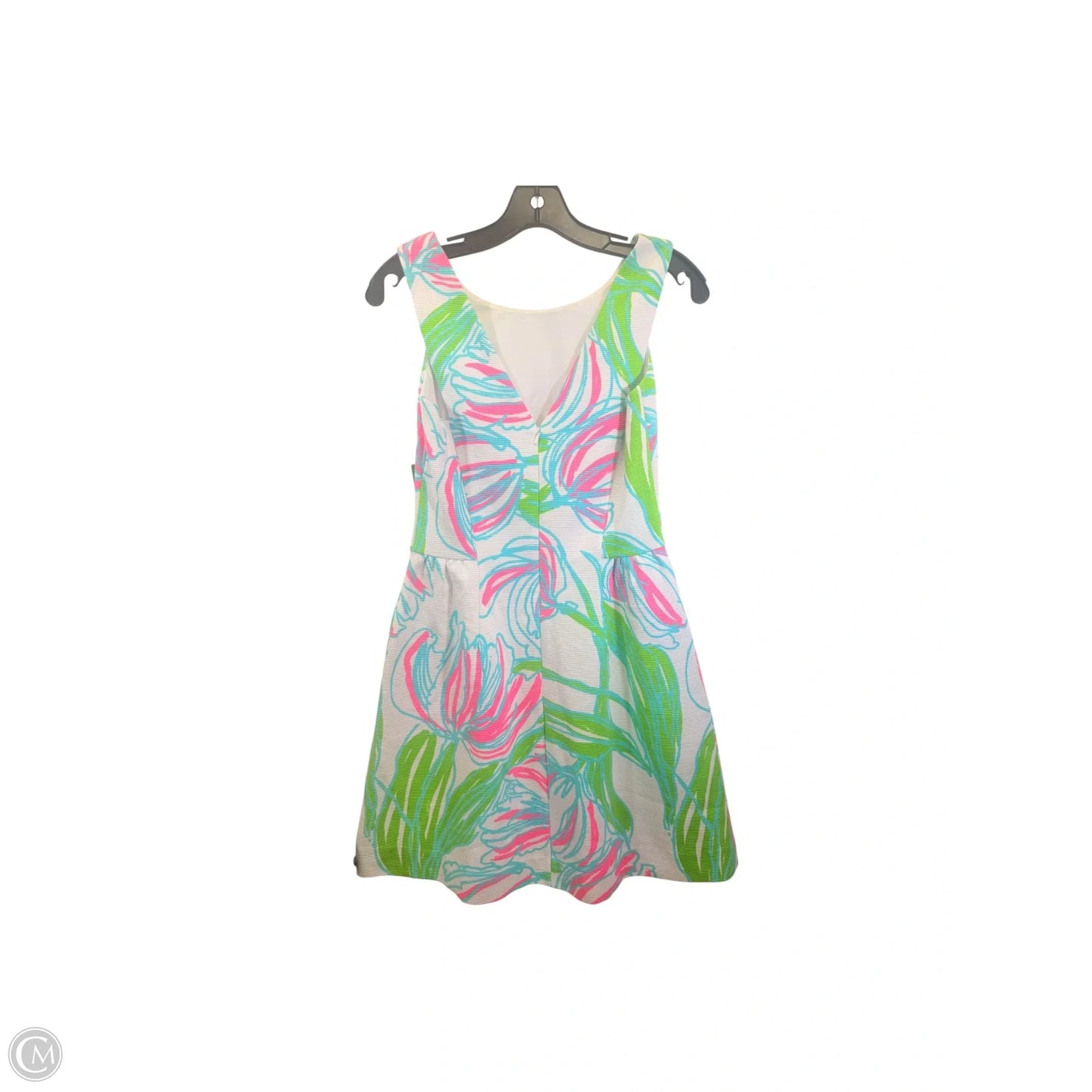 Dress Designer By Lilly Pulitzer In Blue & Green, Size: S