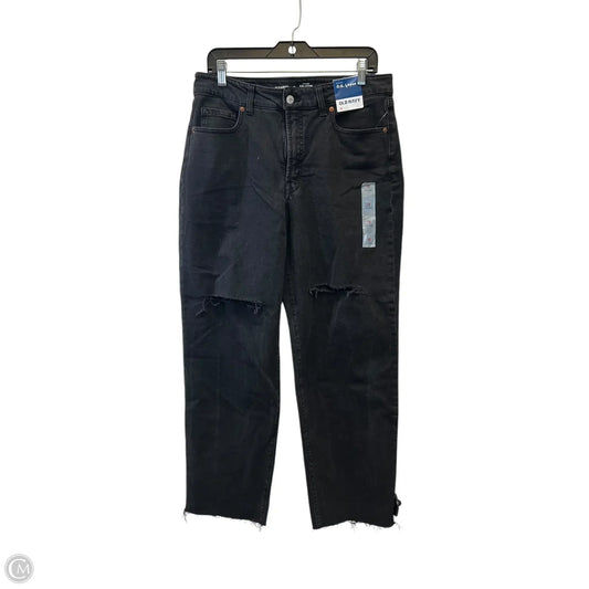 Jeans Wide Leg By Old Navy In Black Denim, Size: 12