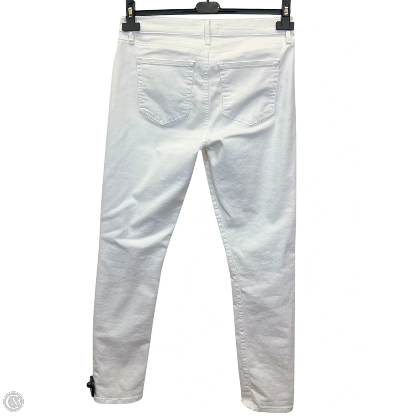Jeans Skinny By Loft In White, Size: 4