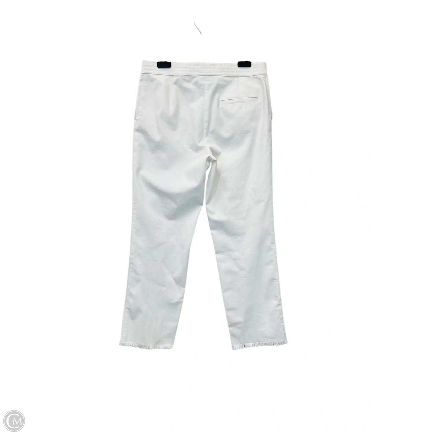 Pants Luxury Designer By Chanel In White, Size: 8