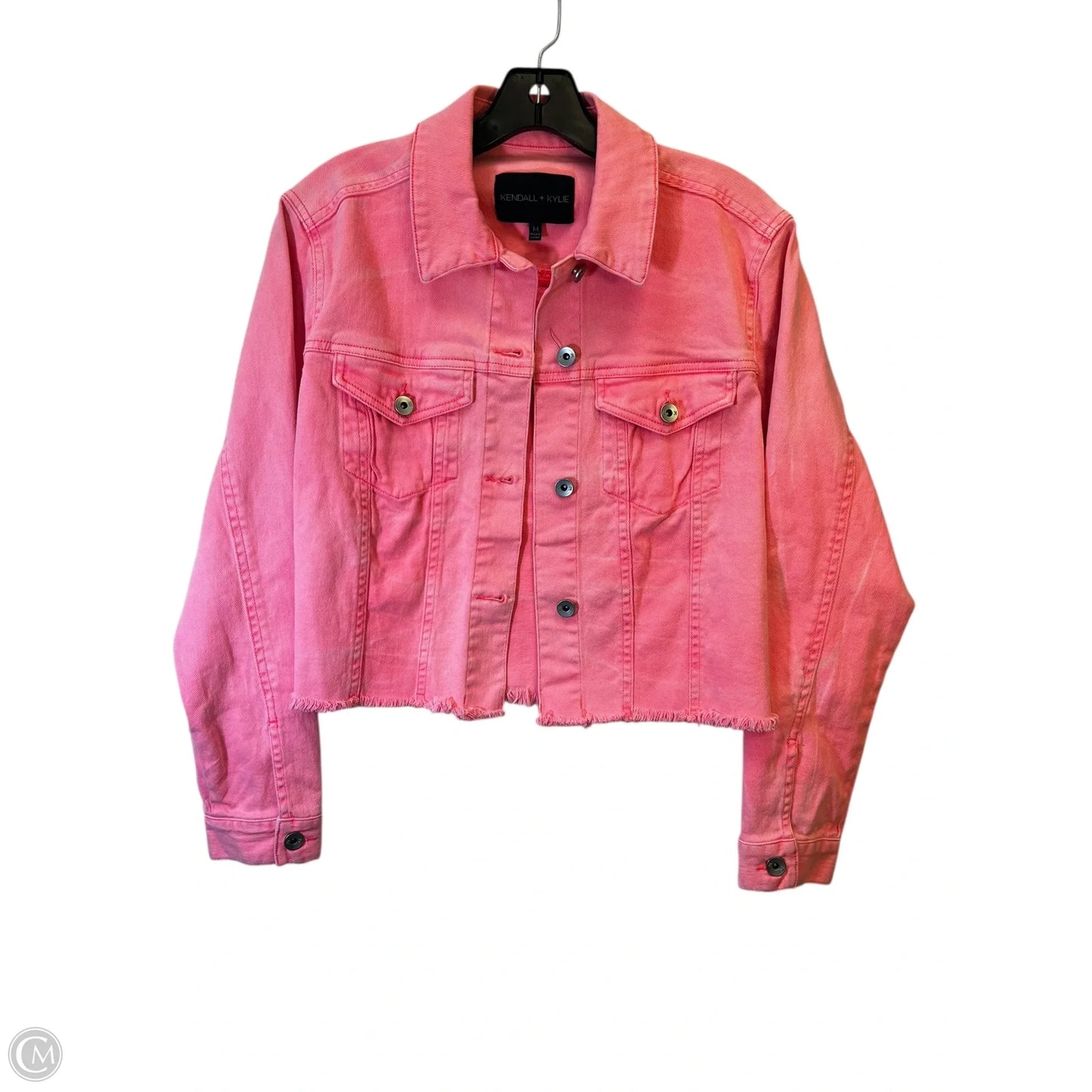 Jacket Denim By Kendall & Kylie In Pink Denim, Size: M