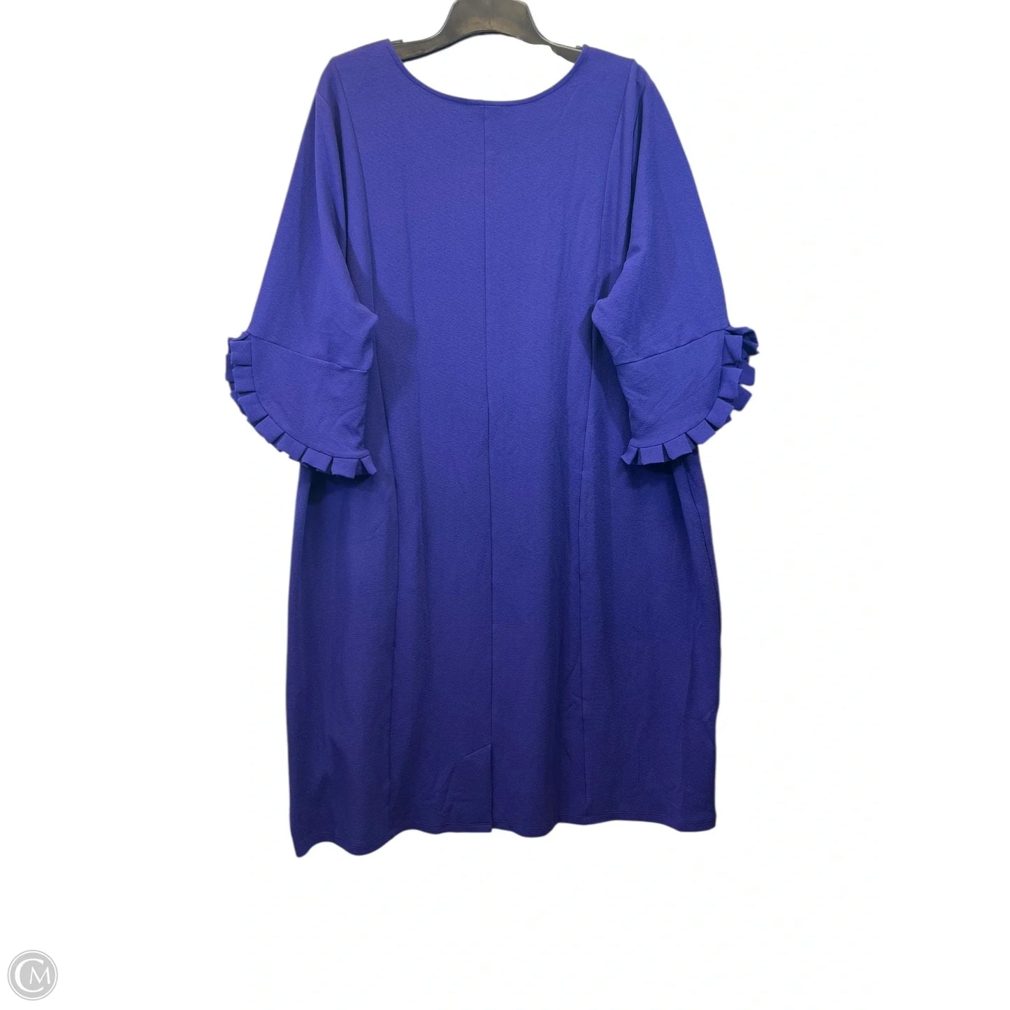 Dress Casual Midi By Catherines In Purple, Size: 3x