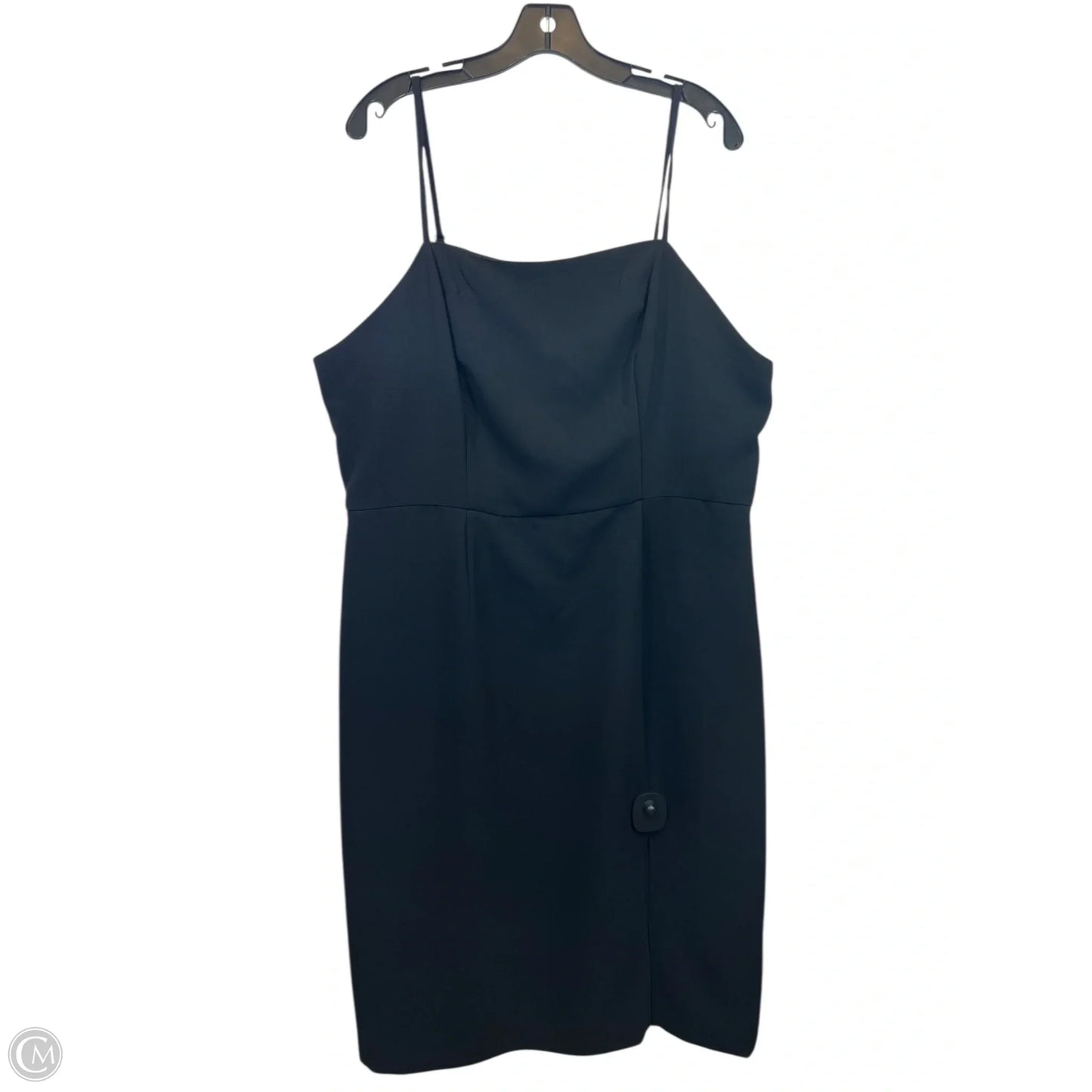 Dress Casual Midi By Nine West Apparel In Black, Size: Xxl