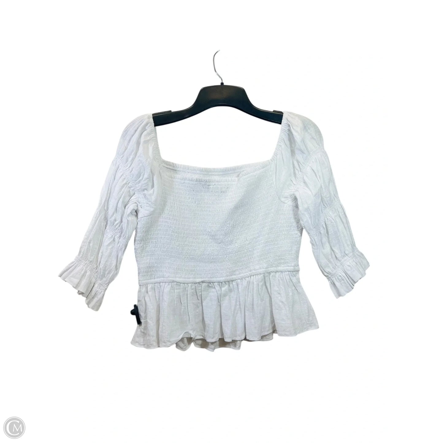 Top Long Sleeve By Inc In White, Size: Xl