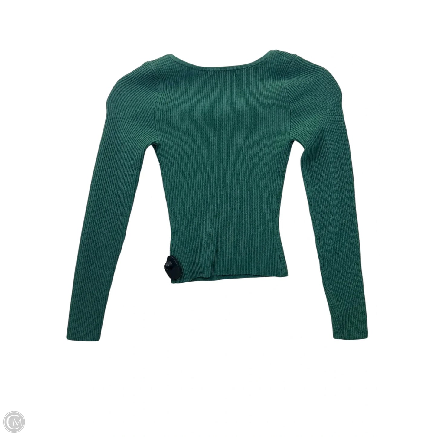 Top Long Sleeve Designer By Babaton In Green, Size: Xs