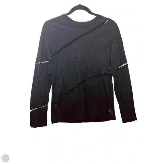 Top Long Sleeve Designer By Opening Ceremony In Black, Size: S