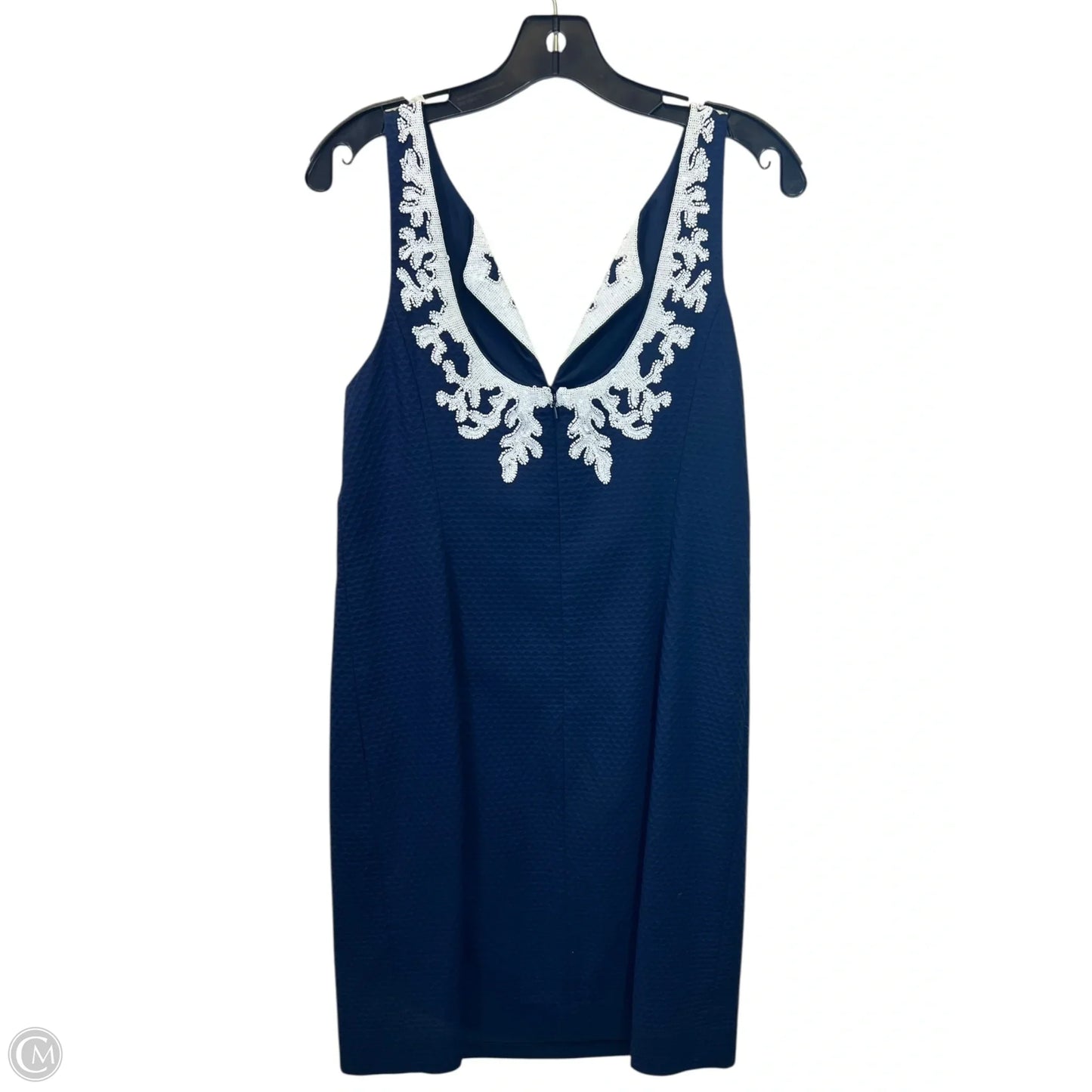 Dress Casual Midi By Lilly Pulitzer In Blue & White, Size: 6