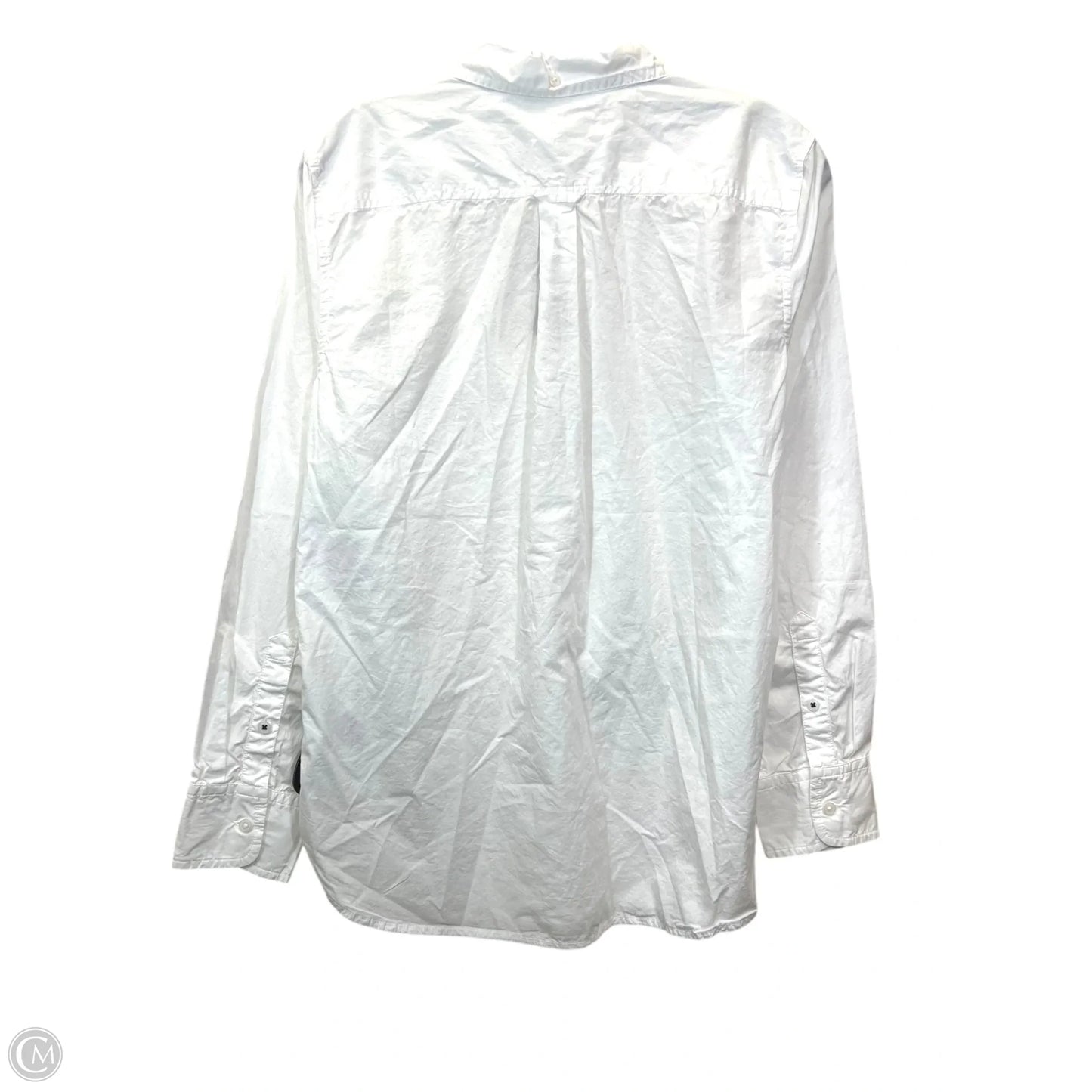 Top Long Sleeve By J. Crew In White, Size: M