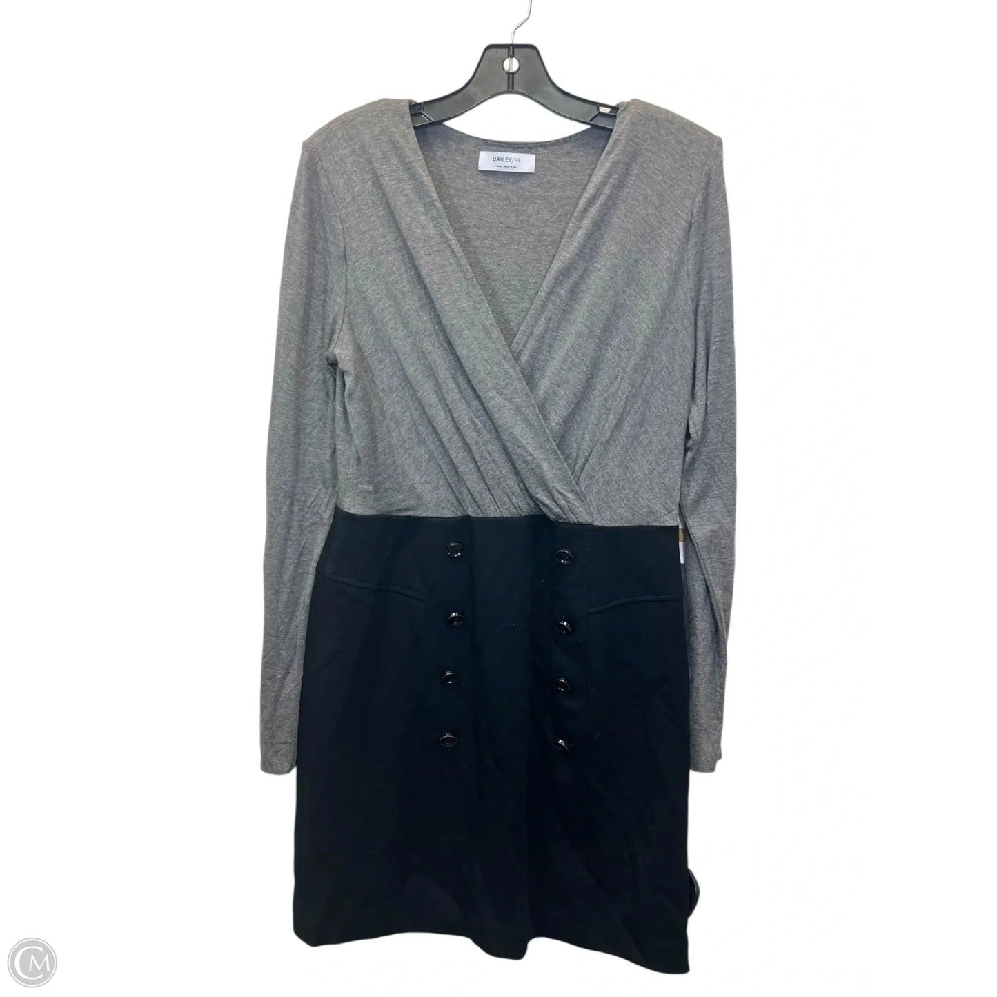 Dress Designer By Bailey 44 In Black & Grey, Size: L