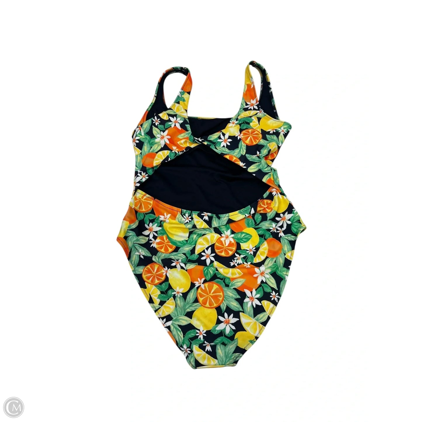 Swimsuit By Old Navy In Orange & Yellow, Size: L