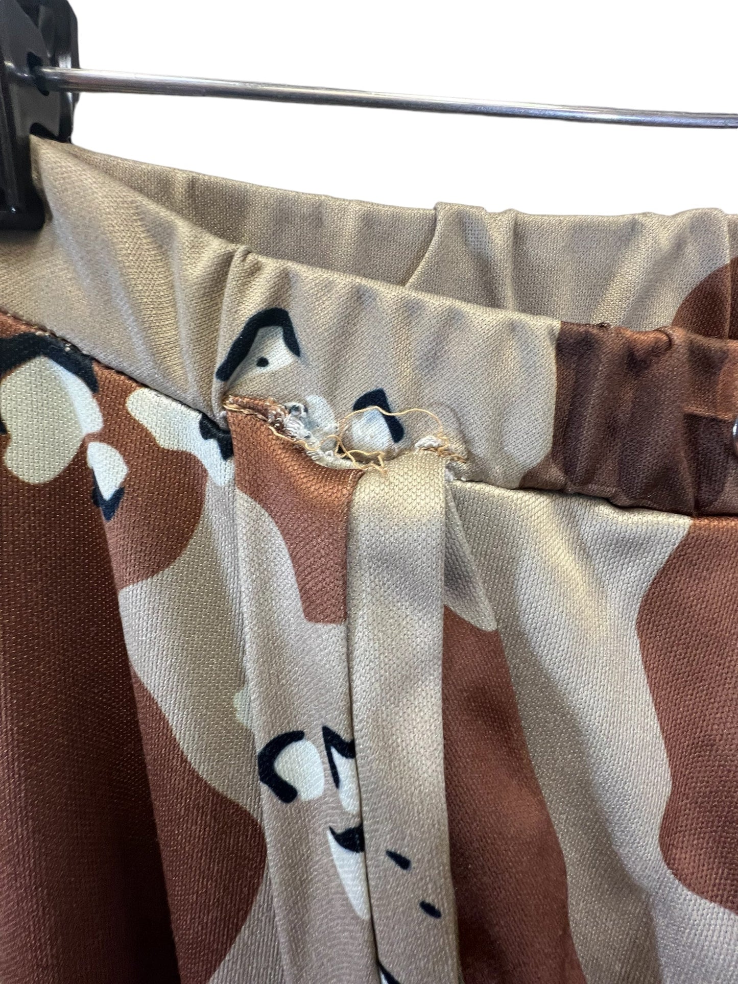 Pants Set 2pc By Front Page Design In Camouflage Print, Size: M