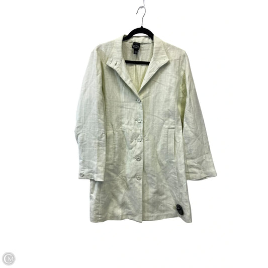 Coat Designer By Eileen Fisher In Green, Size: Xs