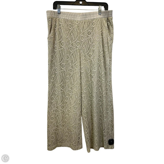 Pants Wide Leg By Chicos In Tan, Size: 2p