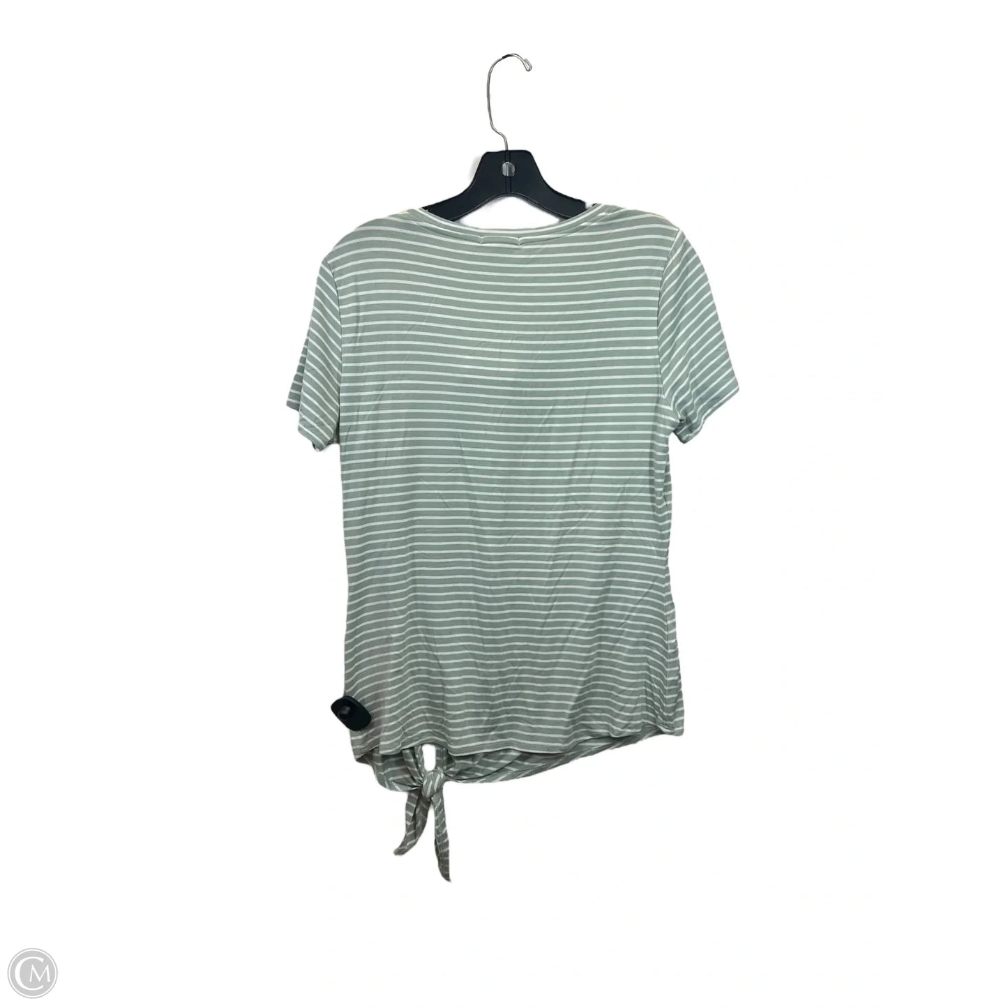 Top Short Sleeve By Matty M In Striped Pattern, Size: S