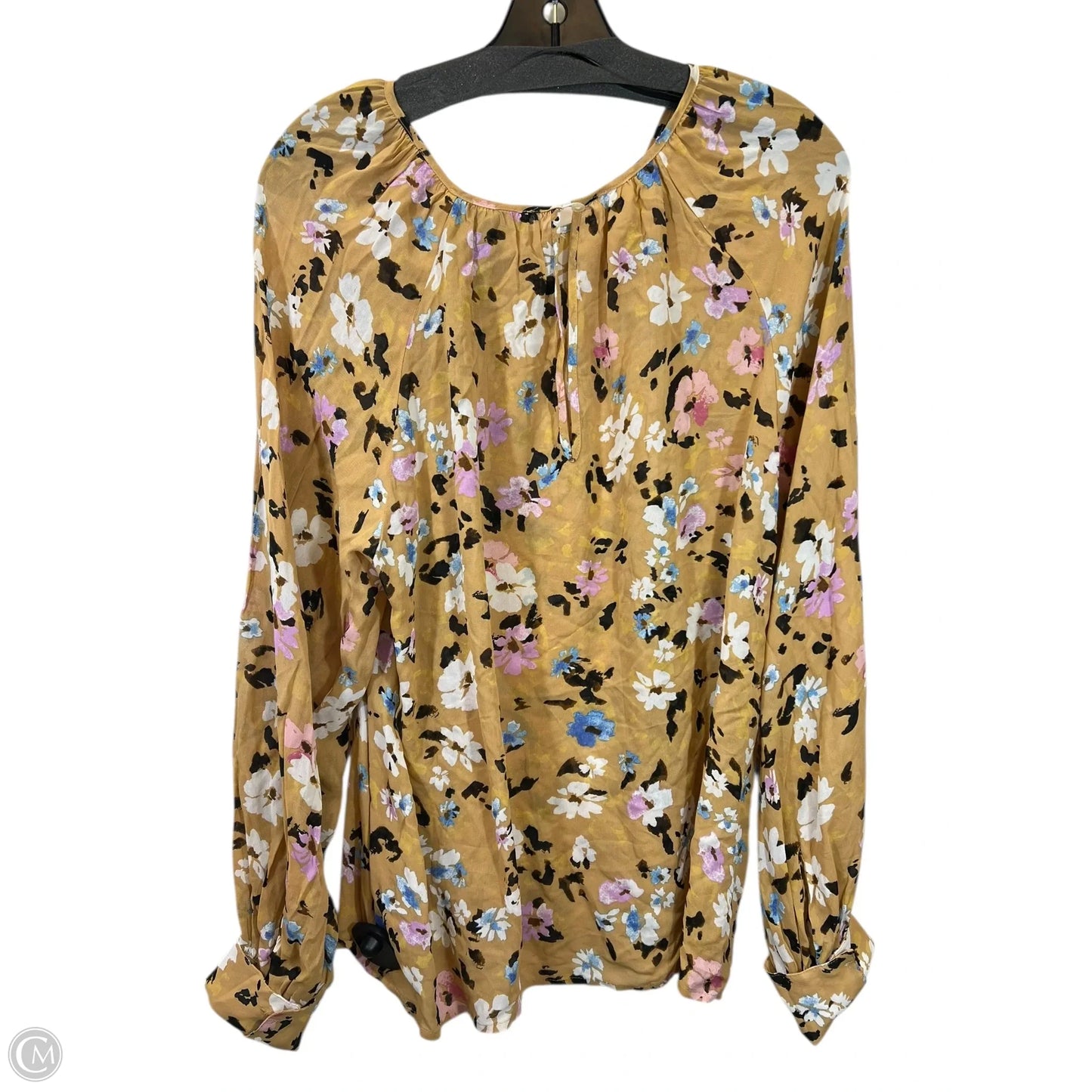 Top Long Sleeve By Sanctuary In Tan, Size: Xl