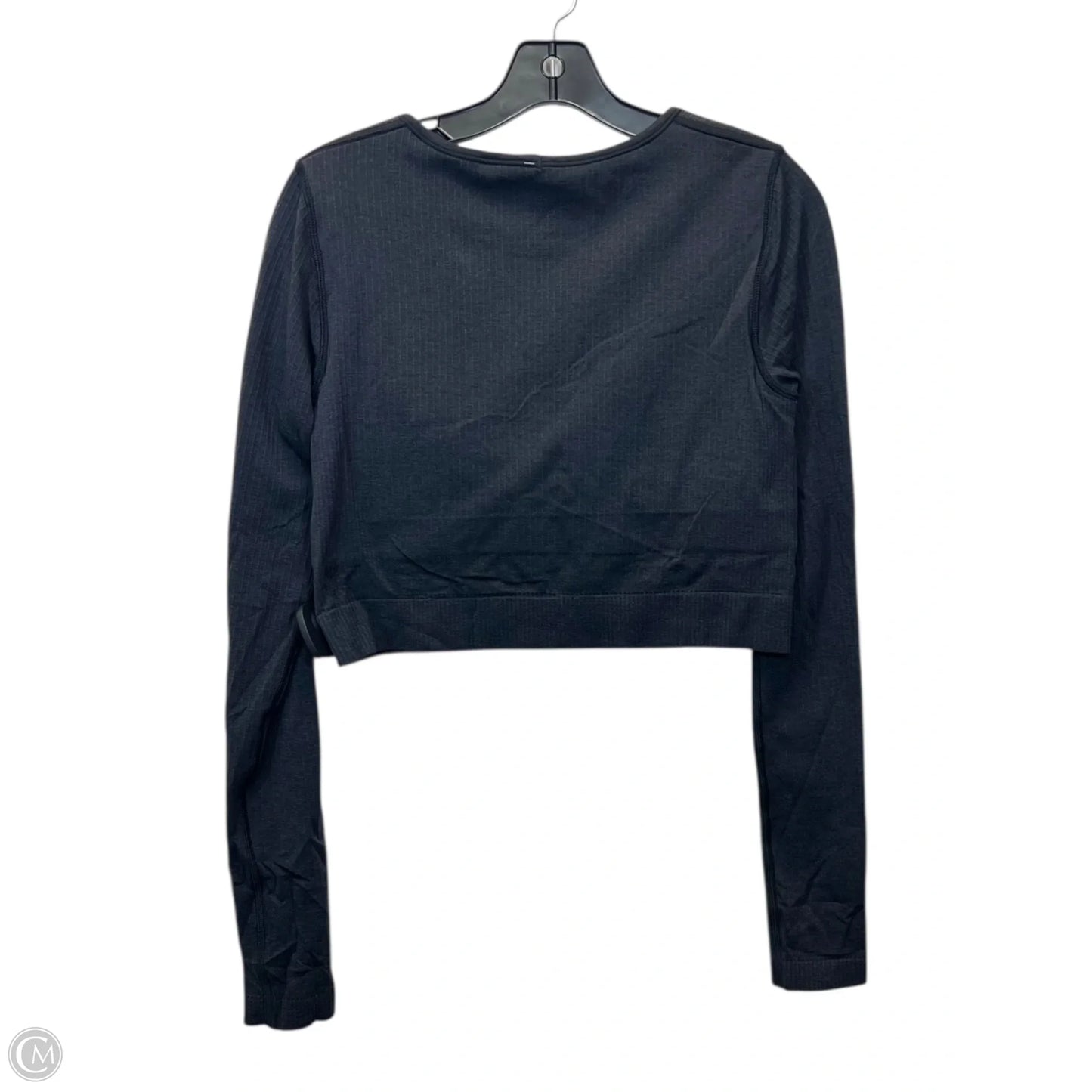 Athletic Top Long Sleeve Crewneck By Lululemon In Black, Size: 10