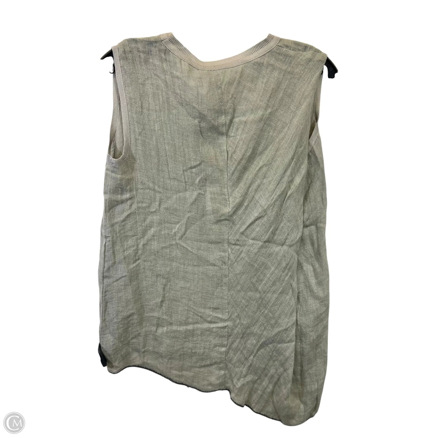 Top Sleeveless By Elie Tahari In Taupe, Size: S