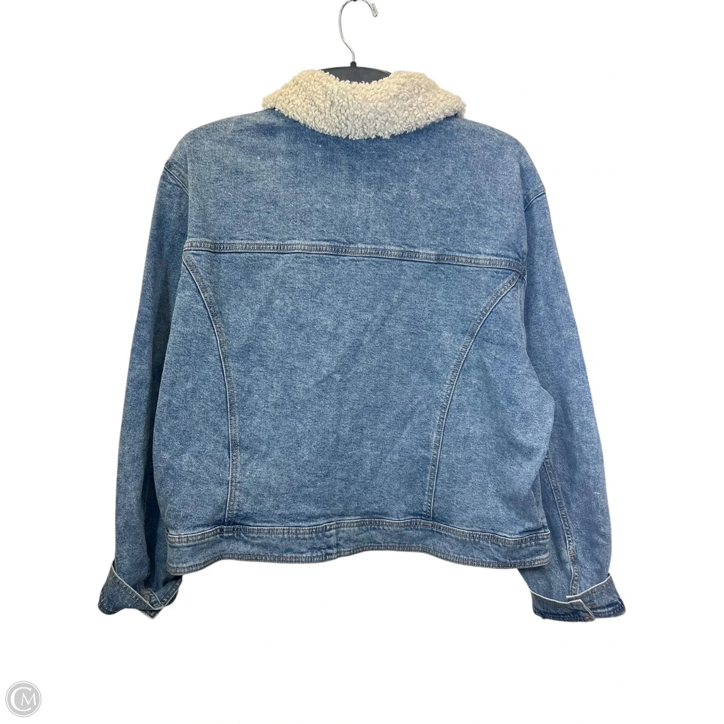 Jacket Denim By Celebrity Pink In Blue Denim, Size: 2x