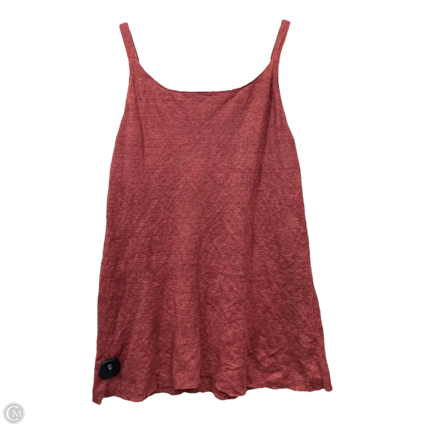Tank Top Designer By Eileen Fisher In Red, Size: M