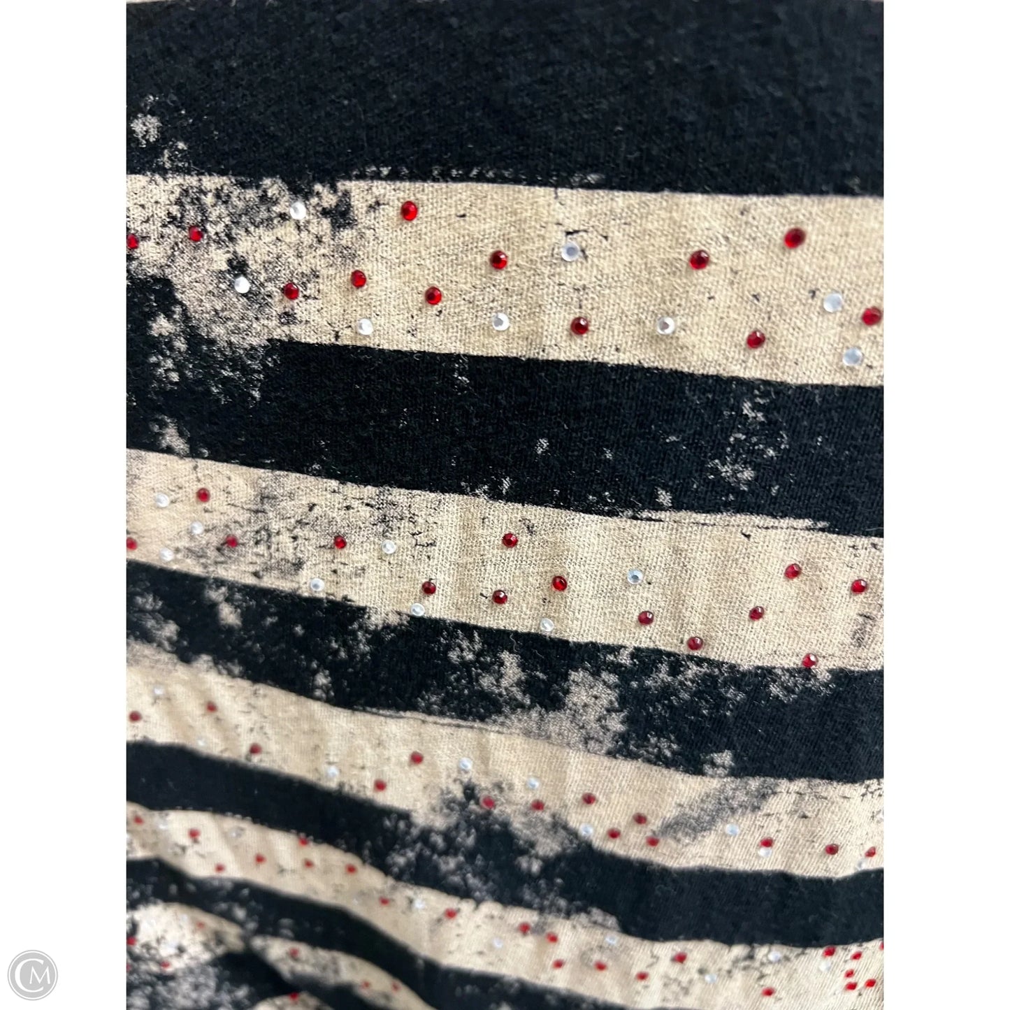 Top Sleeveless By Rock And Republic In Black & Cream, Size: 2x