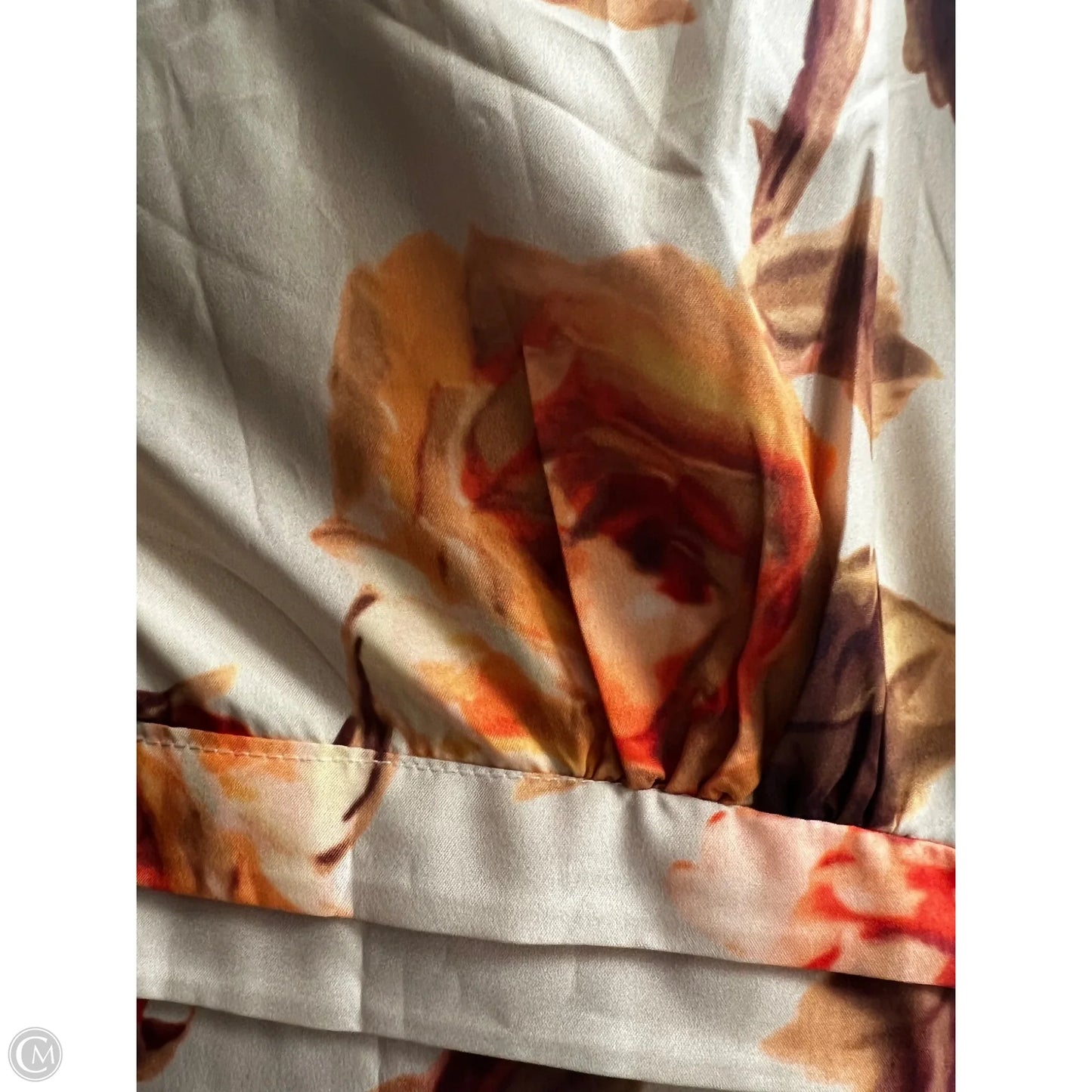 Dress Casual Short By Clothes Mentor In Tan & Yellow, Size: M