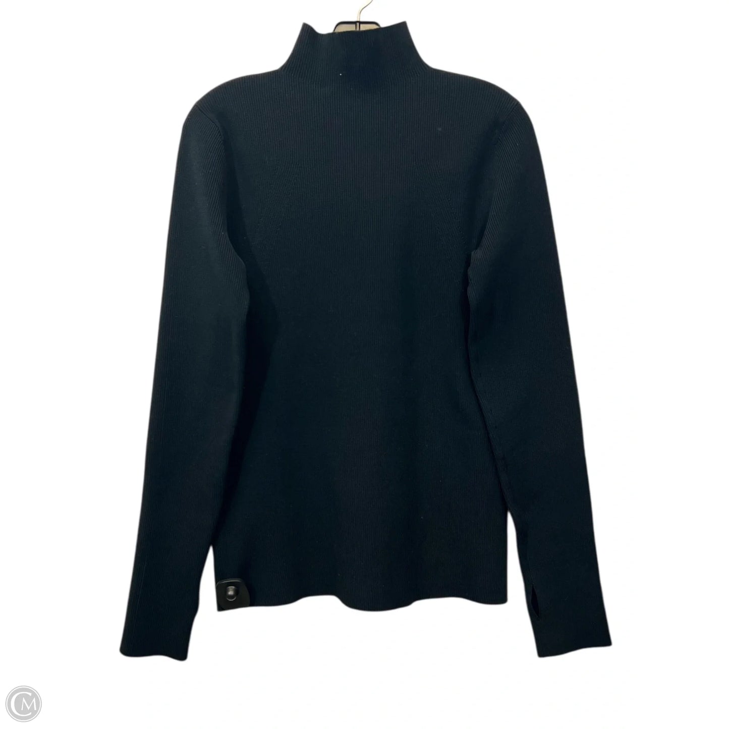 Top Long Sleeve Designer By Helmut Lang In Black, Size: L