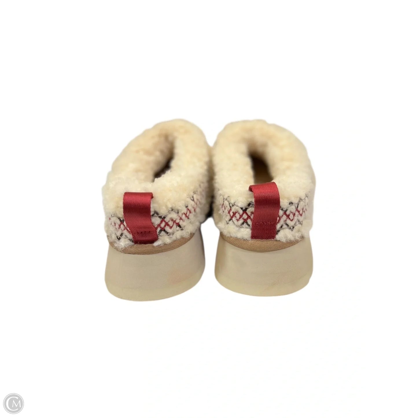 Shoes Heels Platform By Ugg In Cream & Red, Size: 10