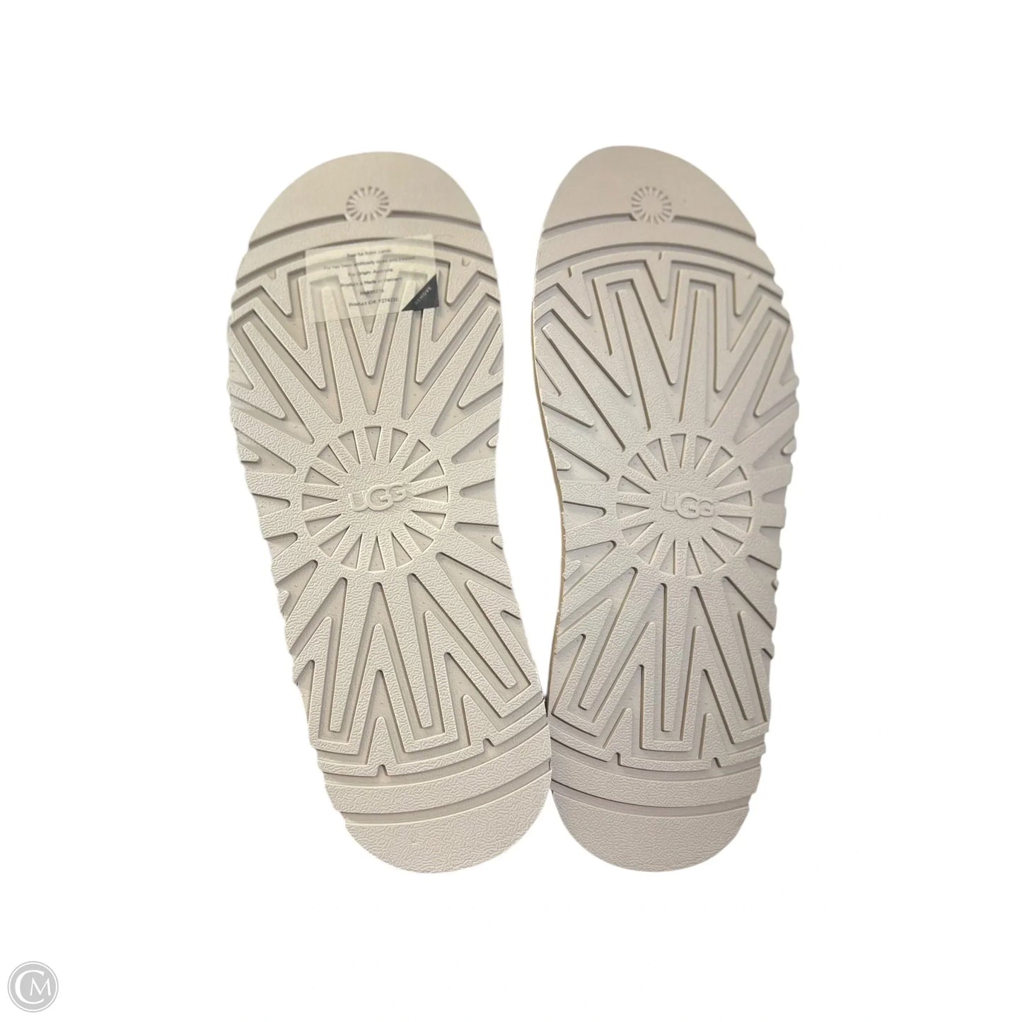Shoes Heels Platform By Ugg In Cream & Red, Size: 10
