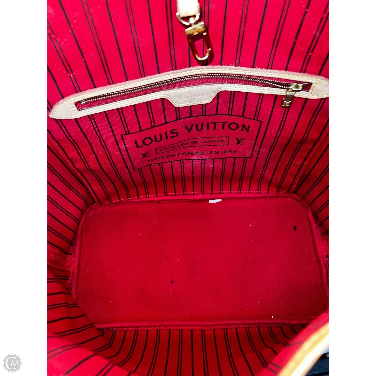 Tote Luxury Designer By Louis Vuitton, Size: Medium