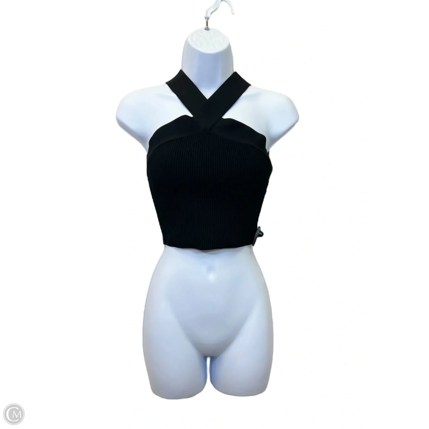 Top Sleeveless Designer By Babaton In Black, Size: S