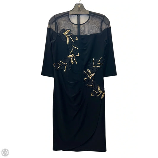 Dress Designer By Cmb In Black & Gold, Size: M