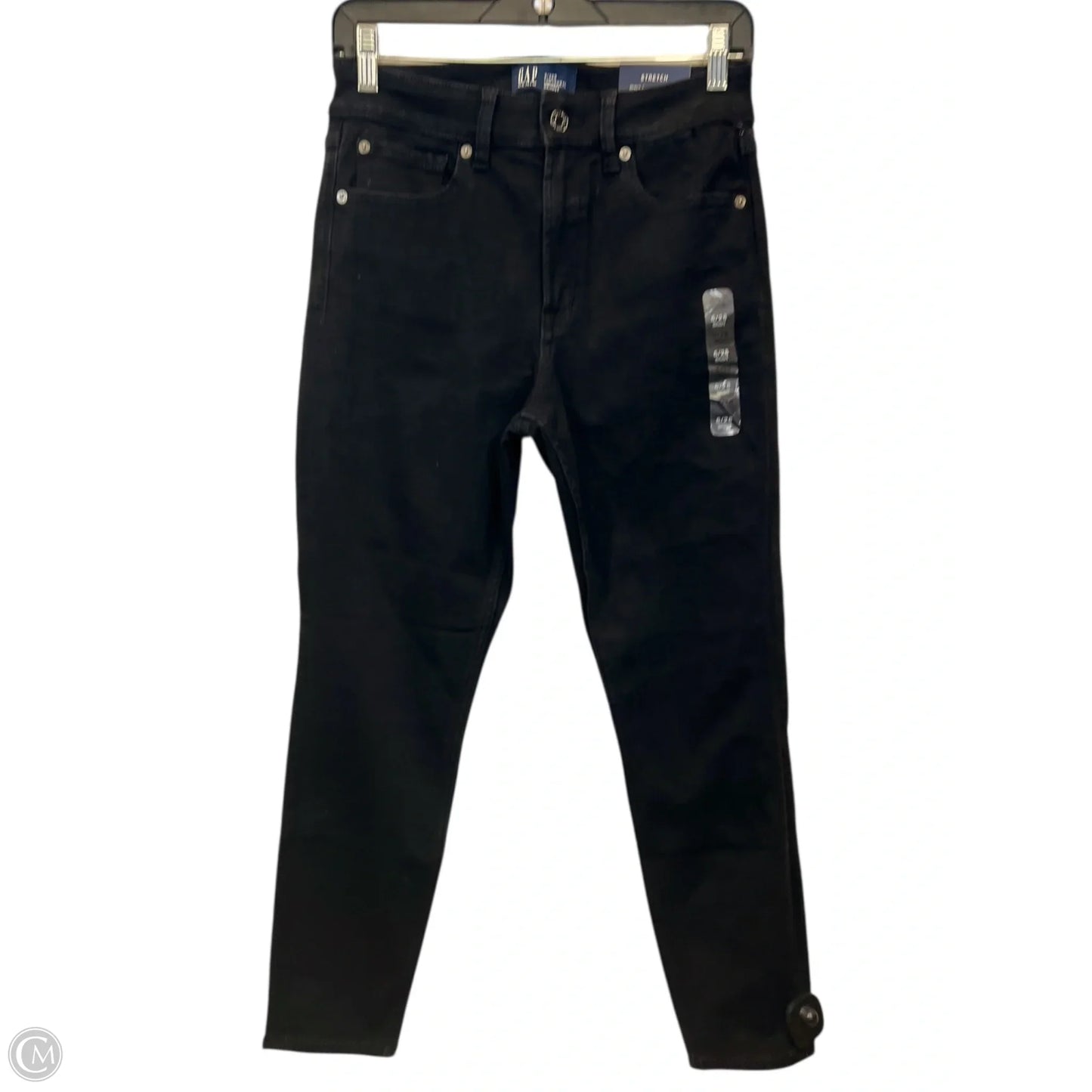 Jeans Skinny By Gap In Black, Size: 6