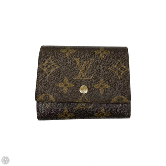 Wallet Luxury Designer By Louis Vuitton, Size: Small