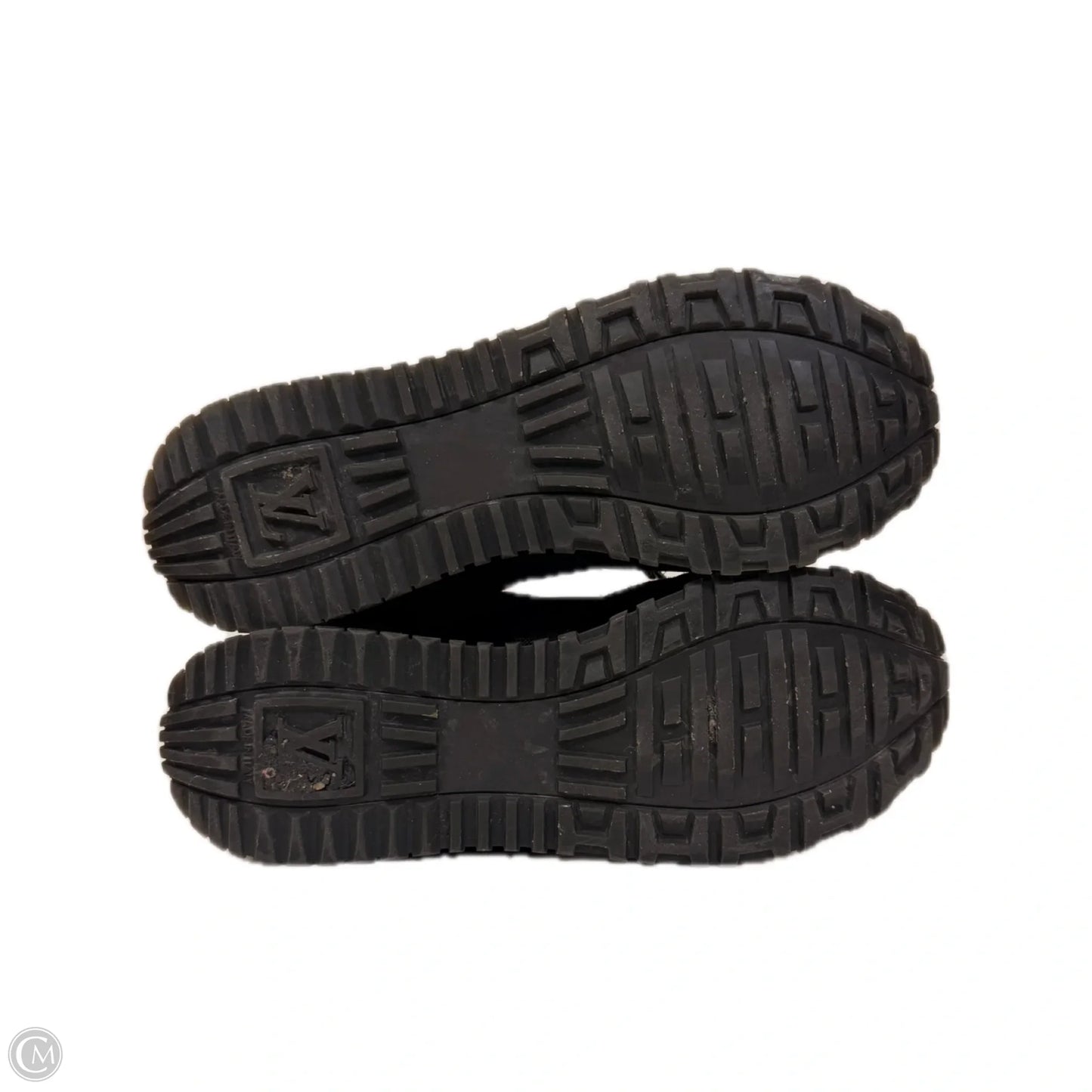 Shoes Luxury Designer By Louis Vuitton In Black & Brown, Size: 7