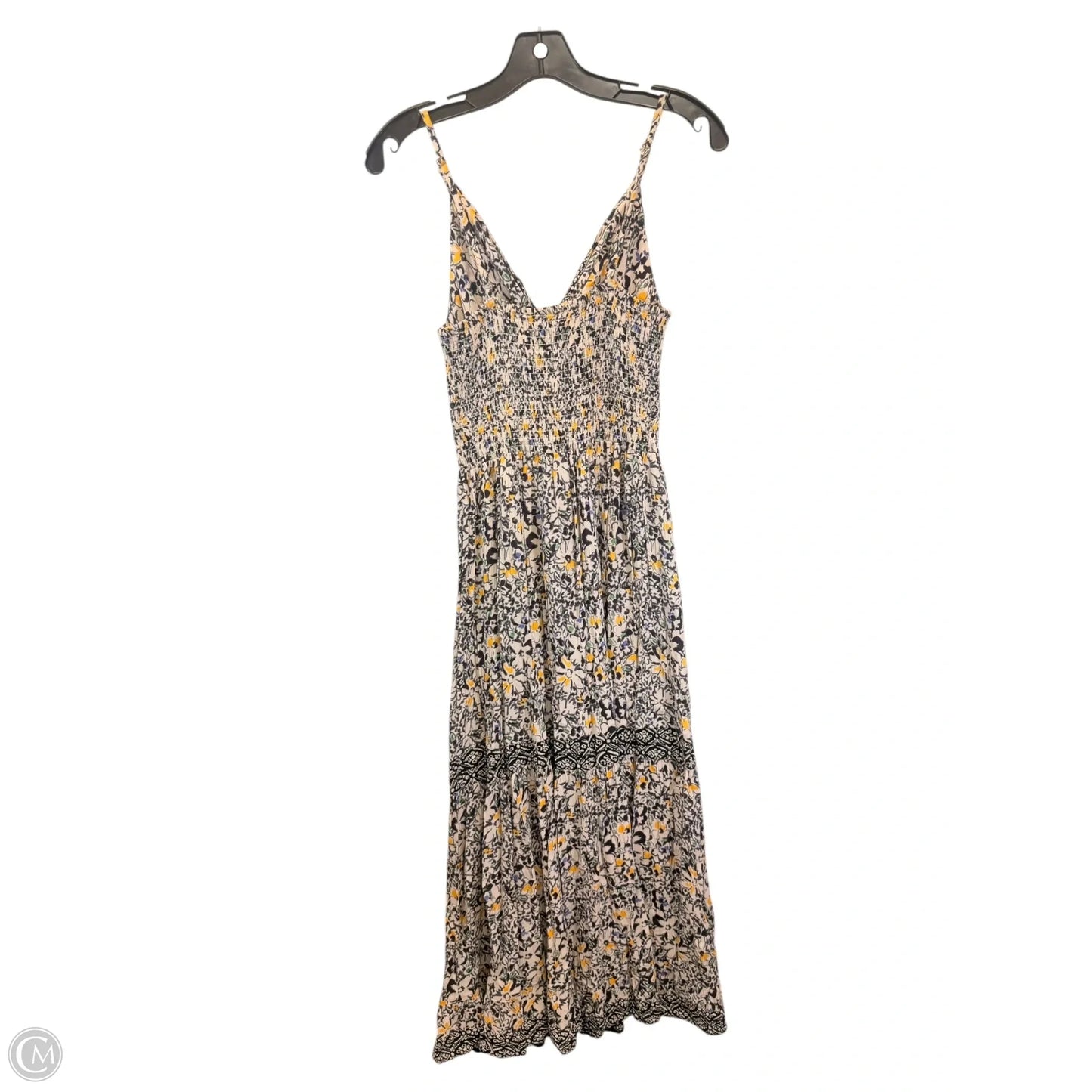 Dress Casual Maxi By Angie In Black & Brown, Size: S