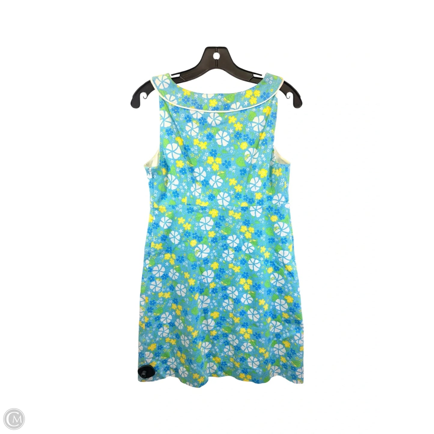 Dress Designer By Lilly Pulitzer In Blue & Yellow, Size: S