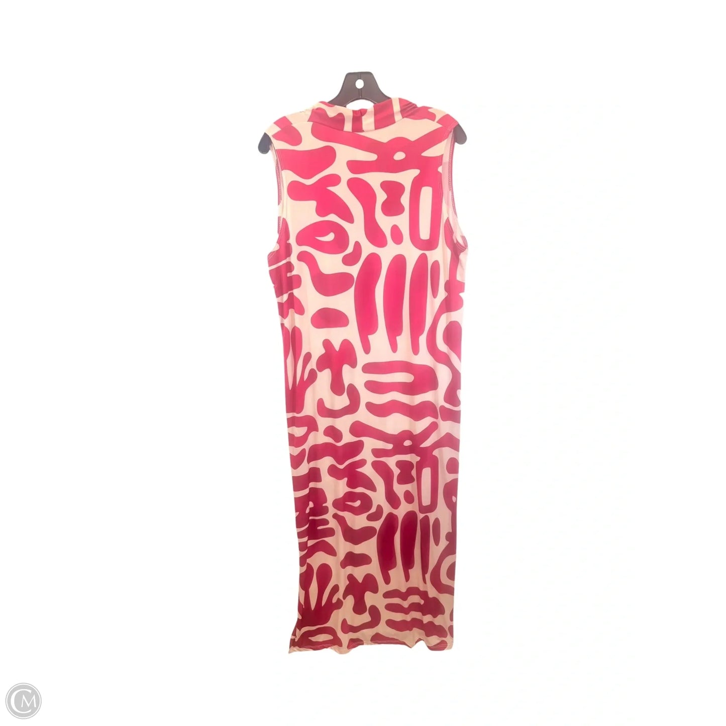 Dress Casual Maxi By Dicovi In Pink & Tan, Size: M