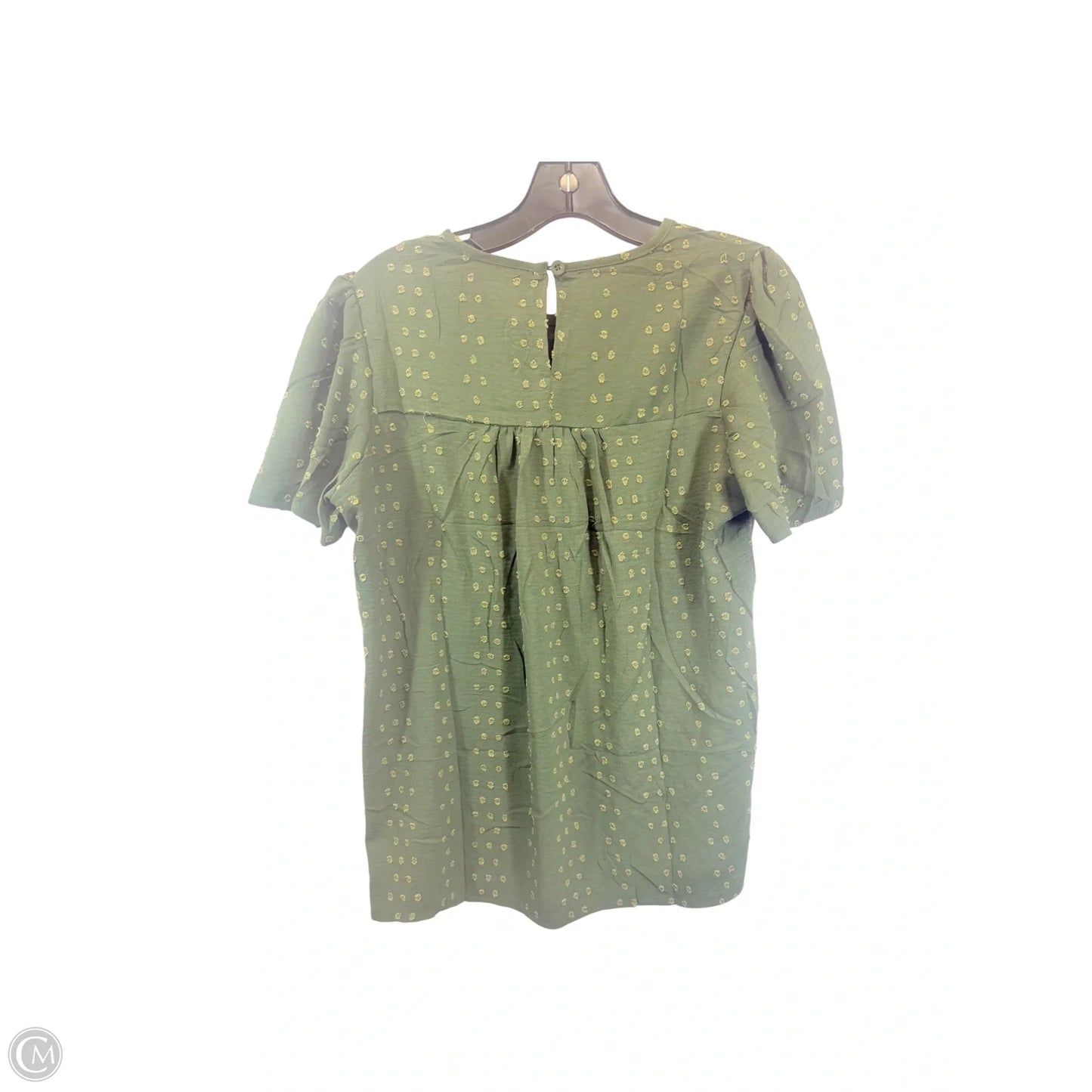 Top Short Sleeve By Falechay In Green, Size: S