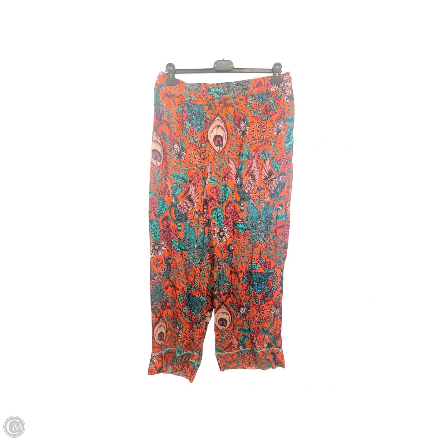 Pants Lounge By Anthropologie In Green & Orange, Size: Xl