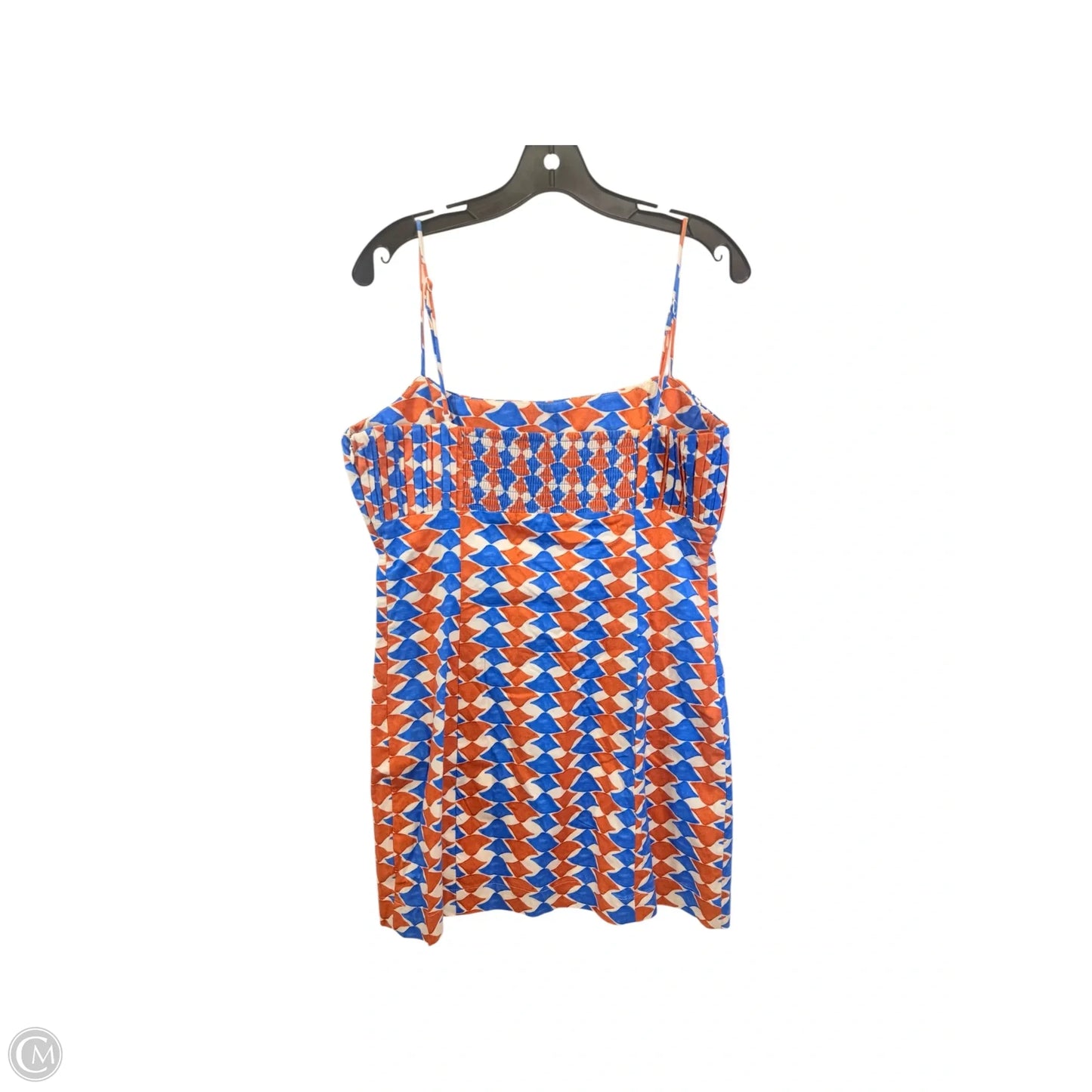 Dress Casual Short By Maeve In Blue & Brown, Size: L