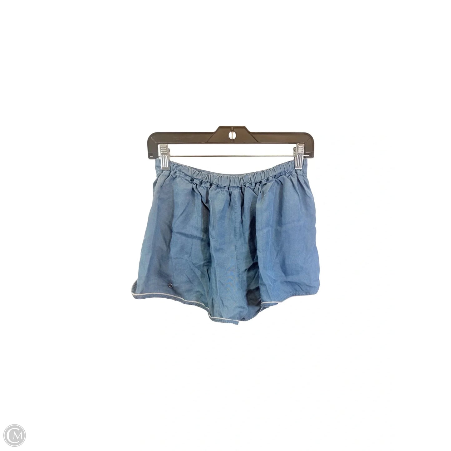 Athletic Shorts By Lululemon In Blue Denim, Size: Xs