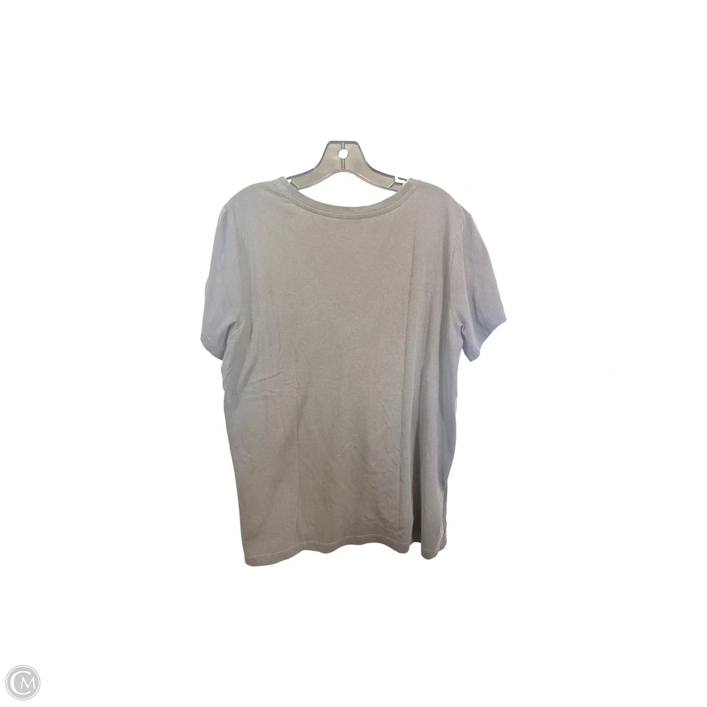 Top Short Sleeve Basic By Lucky Brand In Grey, Size: Xl