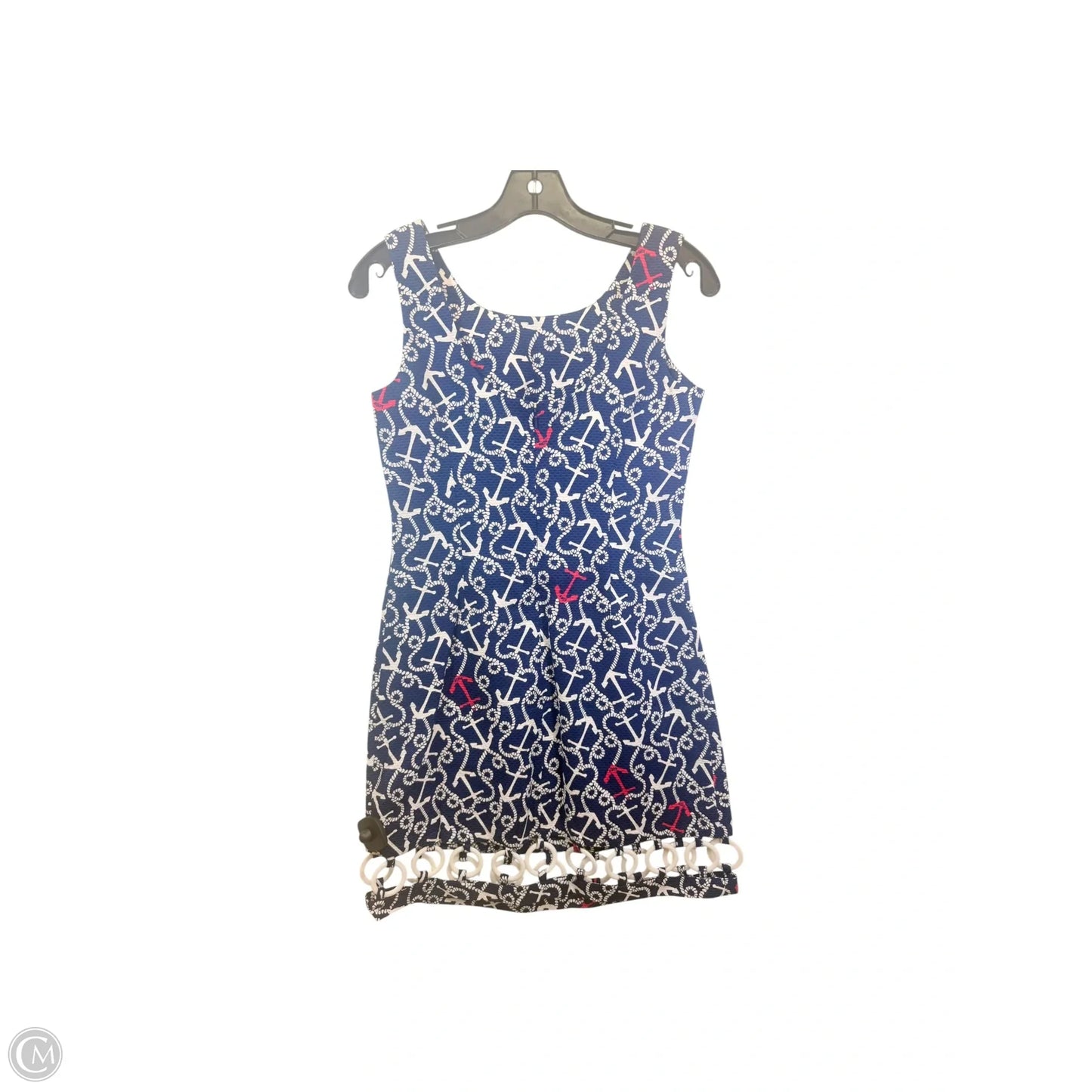 Dress Designer By Lilly Pulitzer In Blue & White, Size: 0